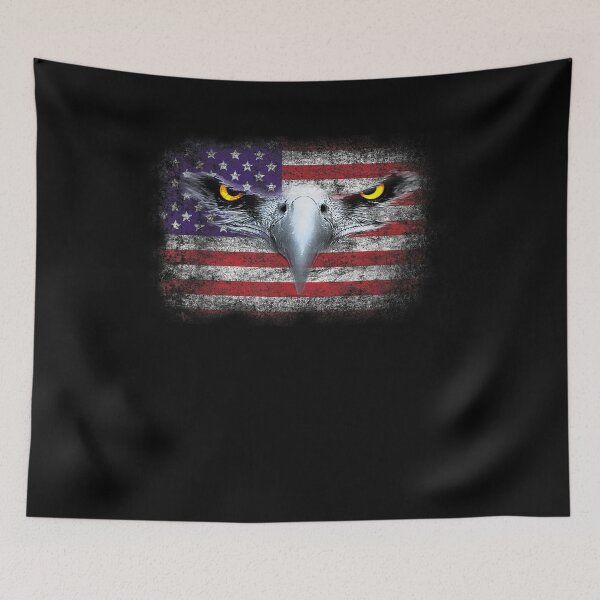 Item preview, American Flag Eagle Face Usa Distressed Gift  designed and sold by lindafrances.