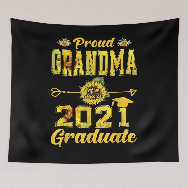 Item preview, Sunflower Proud Grandma Of A Class Of 2021 Graduate Gift  designed and sold by lindafrances.