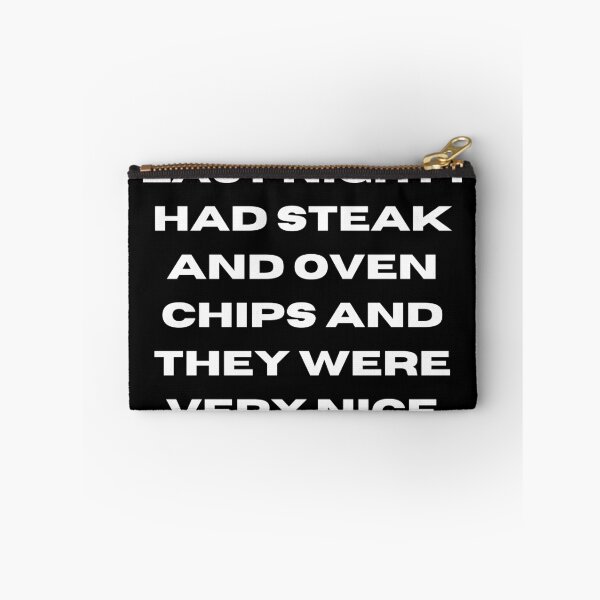 Item preview, steak and oven chips designed and sold by ouiouiitslucyb1.