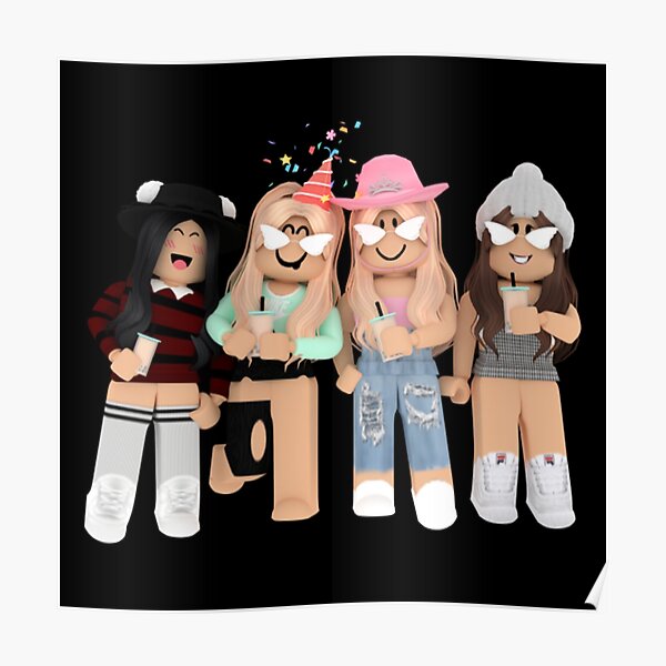 Roblox Thinknoodles Posters Redbubble - hot roblox avatars
