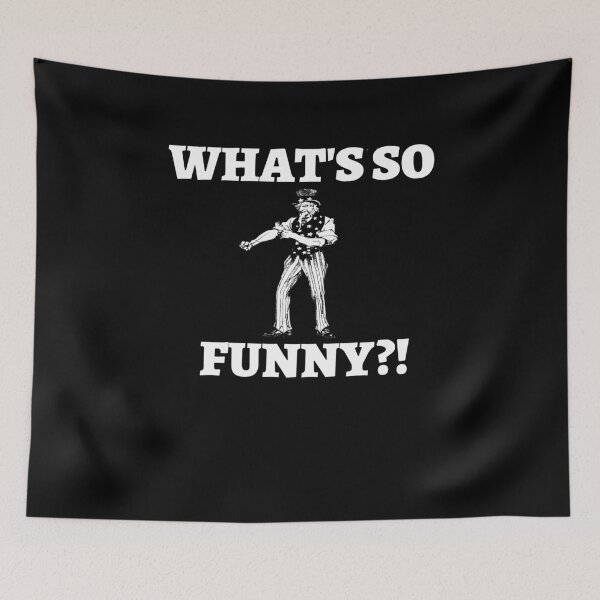 Item preview, July 4th What's So Funny about America white designed and sold by TimelessTees4U.