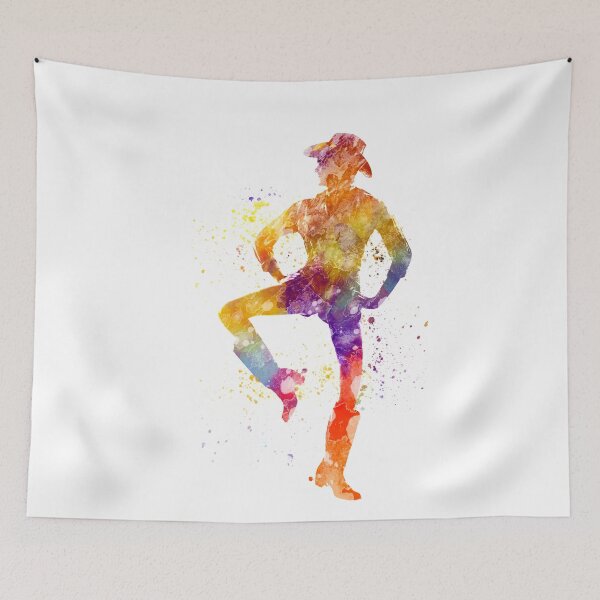 Item preview, dancing country in watercolor designed and sold by paulrommer.