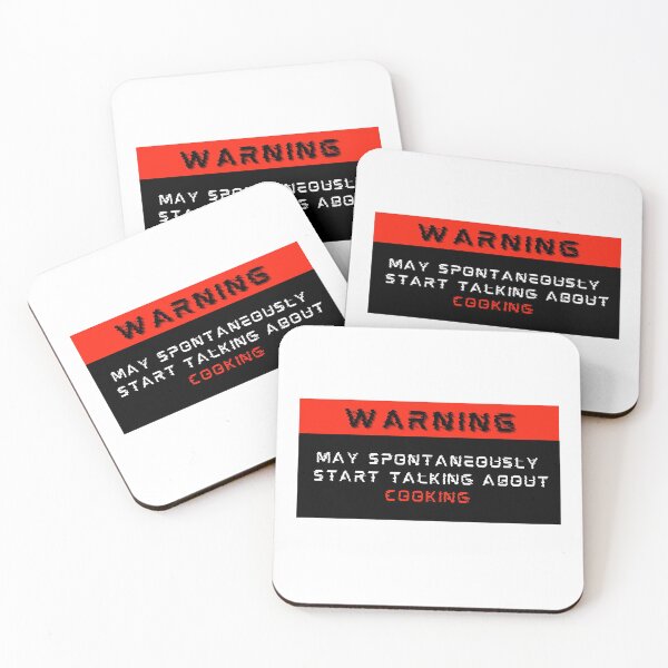 Item preview, Warning: May spontaneously start talking about Cooking designed and sold by Mucchhad.