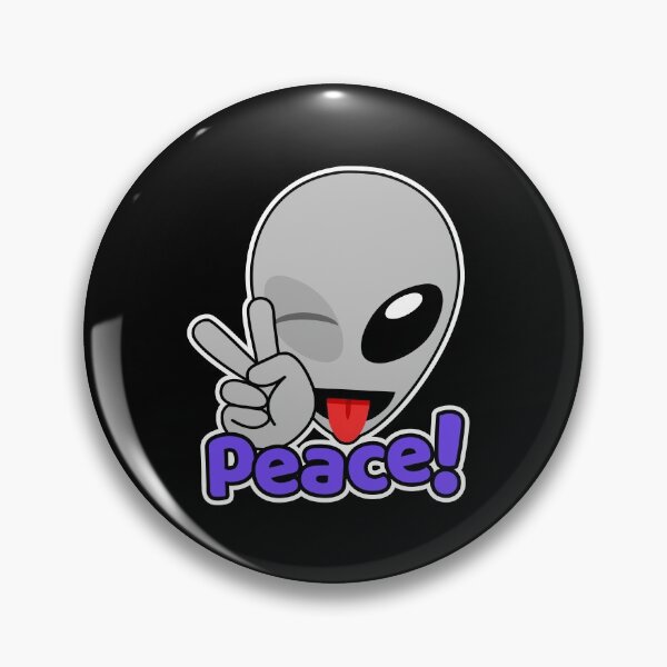 Artikelvorschau, Weltraum-Alien-Frieden! entworfen und verkauft von SpaceAlienTees.