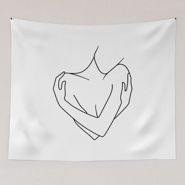 Item preview, Self love hug art designed and sold by AznavourByKarin.