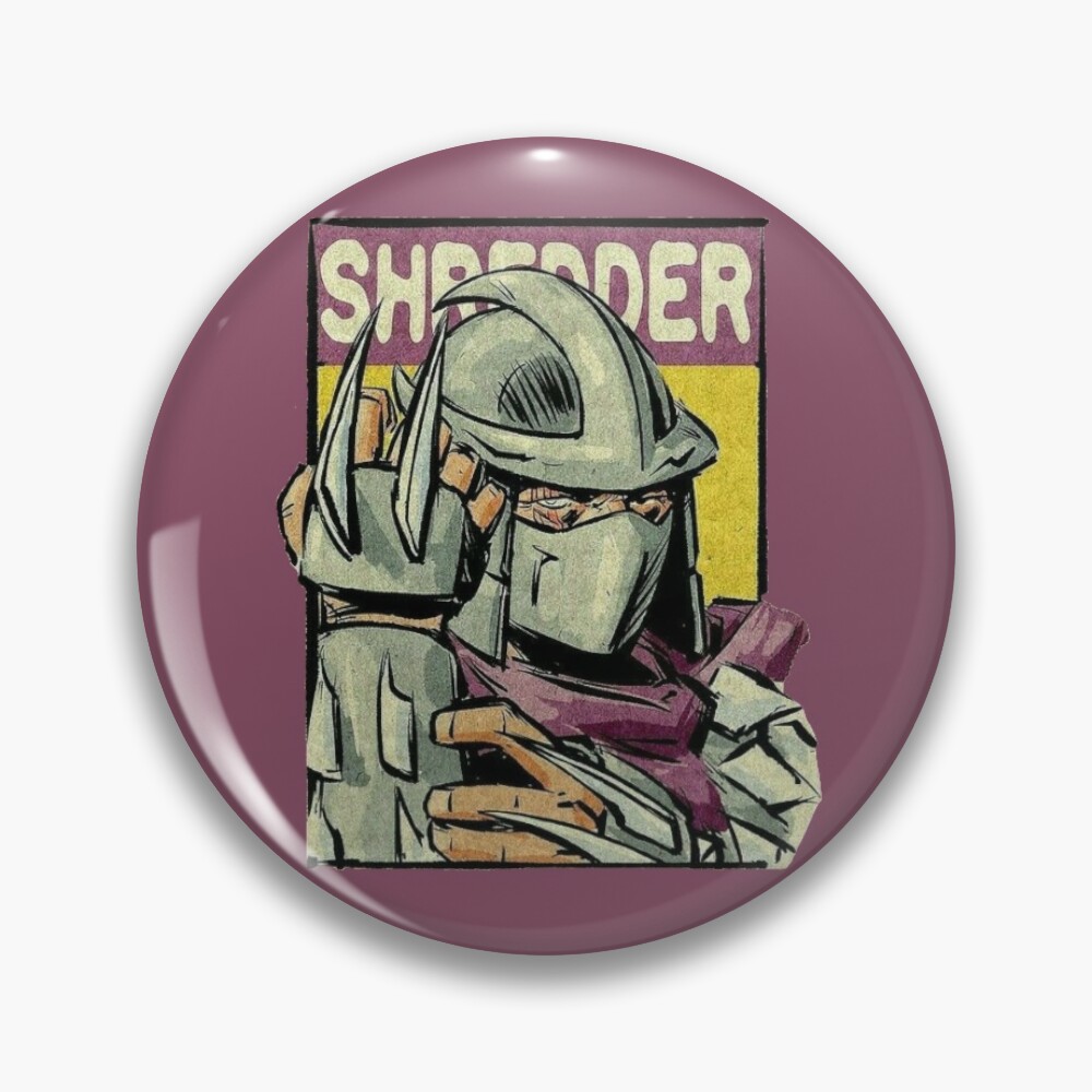 Shredder Pin Trading Card