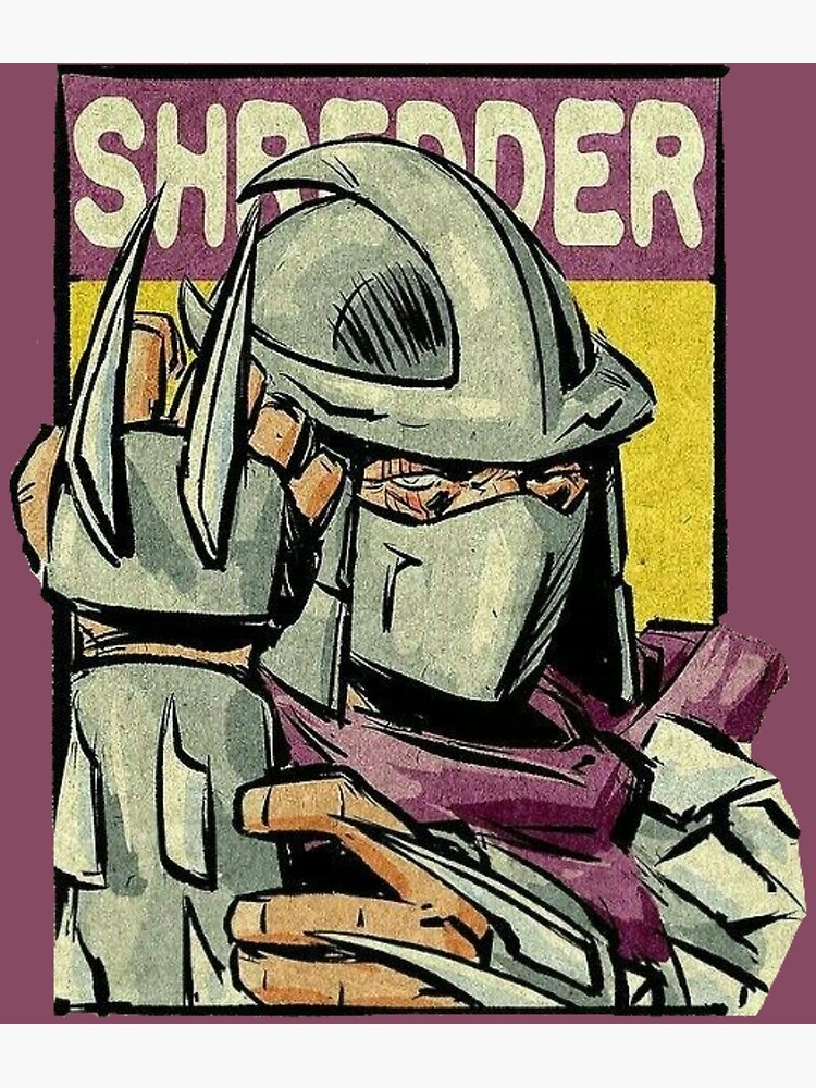 Old School Shredder - Tmnt Ninja Turtles - Posters and Art Prints