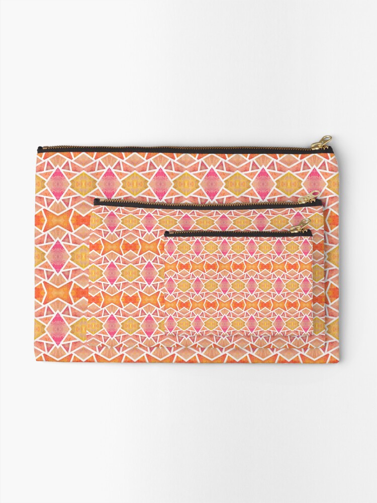 Pochette ''Mosaïque Orange ' : autre vue