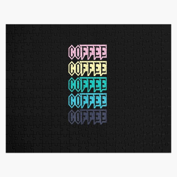 Coffee Mug 5 Times Funny Gift  Jigsaw Puzzle