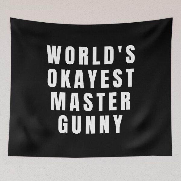 Item preview, Master Gunny Gift "World's Okayest Funny Sarcastic designed and sold by Designs-DA.