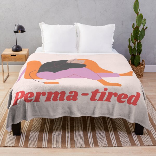 Item preview, PERMA-TIRED for tired, overworked, napping insomniacs designed and sold by OK SKETCHY.