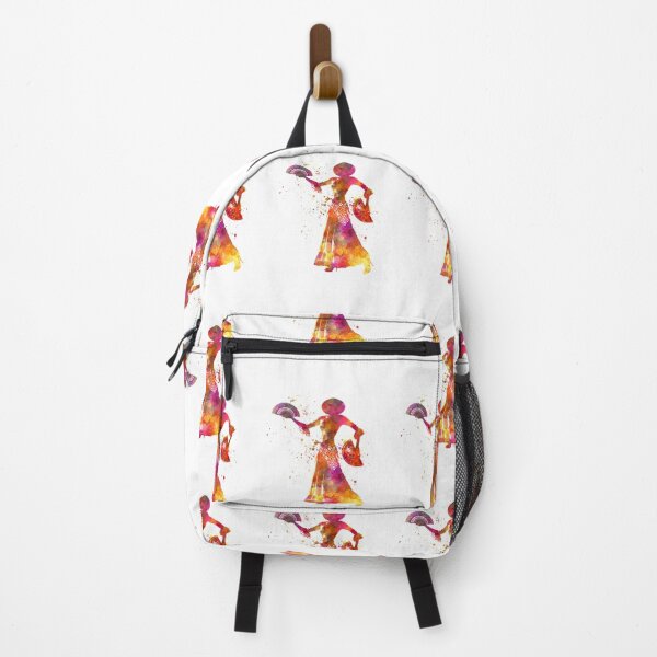Item preview, Gypsy woman dancing flamenco dancer silhouette in watercolor designed and sold by paulrommer.