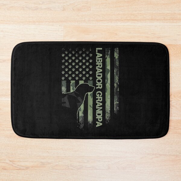 Item preview, Camo Flag Proud Labrador Retriever Grandpa Lab Silhouette Gift  designed and sold by lindafrances.
