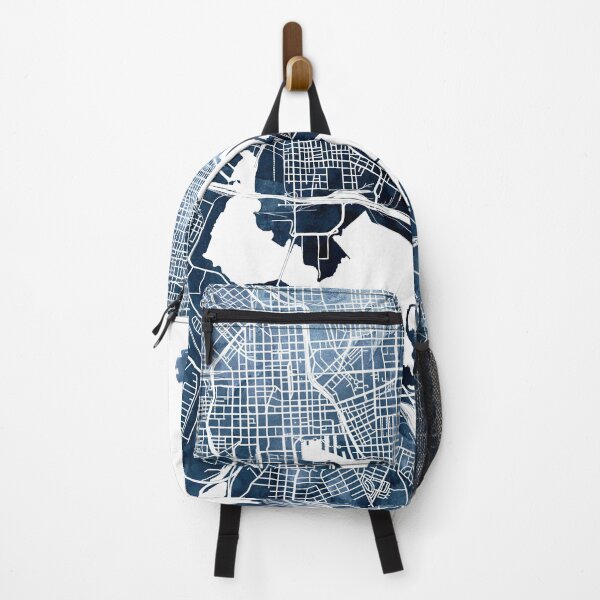 Item preview, Baltimore Map Watercolor Navy Blue by Zouzounio Art designed and sold by zouzounioart.
