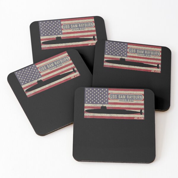 Item preview, Uss Sam Rayburn Ssbn 635 Nuclear Submarine American Flag Gift  designed and sold by lindafrances.