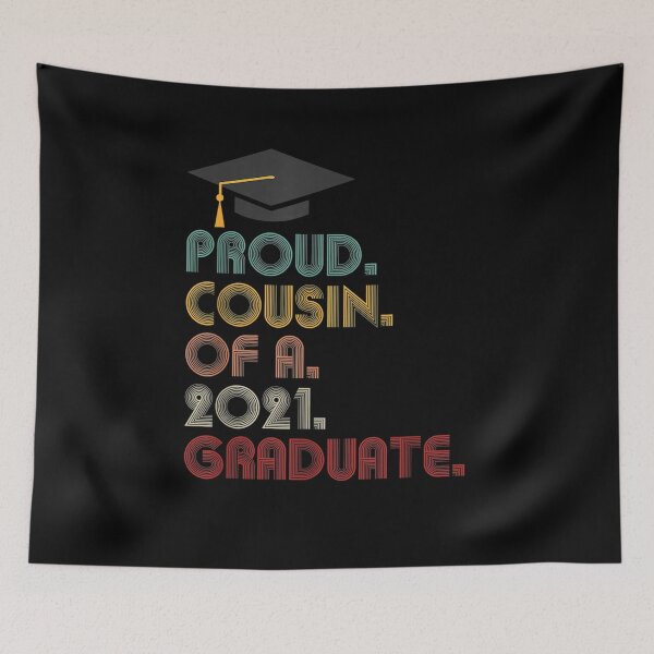 Artikelvorschau, Stolzer Cousin eines 2021 Graduate Vintage Family Graduation Gift entworfen und verkauft von dominique235.