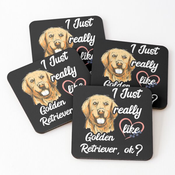 Item preview, I Just Really Like Golden Retriever Dog Breeder Puppy Lover Gift  designed and sold by dominique235.