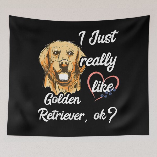 Item preview, I Just Really Like Golden Retriever Dog Breeder Puppy Lover Gift  designed and sold by dominique235.