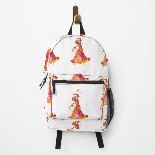 Item preview, Gypsy woman dancing flamenco dancer silhouette in watercolor designed and sold by paulrommer.