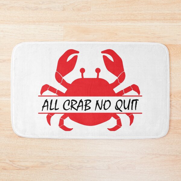 Item preview, All Crab No Quit Sticker designed and sold by warisara.