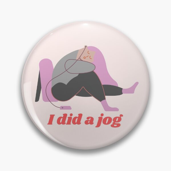 Item preview, I DID A JOG funny design for exercise, joggers, running and gym junkies designed and sold by OK SKETCHY.