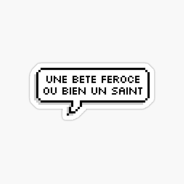 Fauve Blizzard Pixel Sticker Sticker By Littlebaguette Redbubble