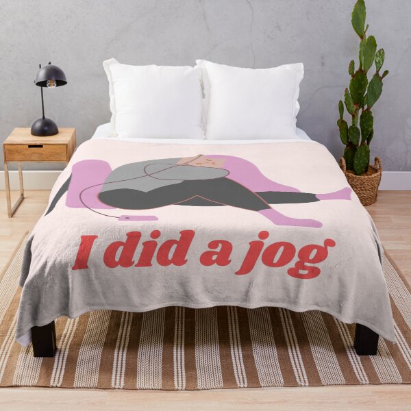 Item preview, I DID A JOG funny design for exercise, joggers, running and gym junkies designed and sold by OK SKETCHY.
