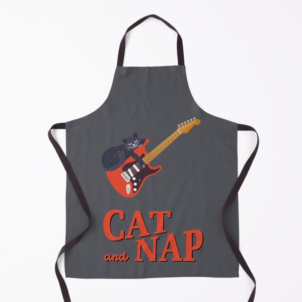 Item preview, Relaxed Cat on Guitar | Cosmic | Catnap designed and sold by Fluffy-Vectors.