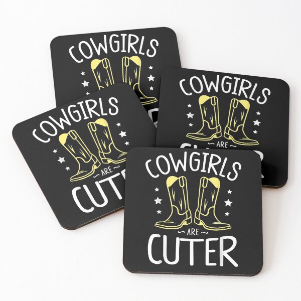 Item preview, Cowgirls Are Cuter Design For A Cowgirl Country Girl Gift  designed and sold by lindafrances.