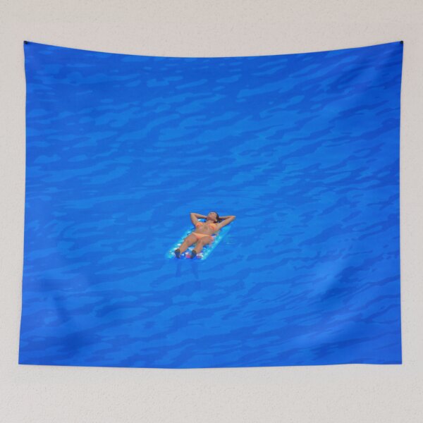 Item preview, Floating on blue designed and sold by BlueEdgeDesigns.