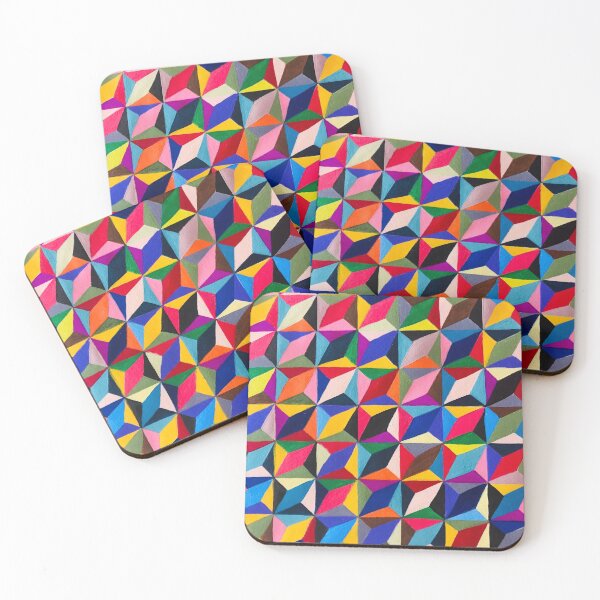 Item preview, geometric abstract pattern designed and sold by pragatirizwani.