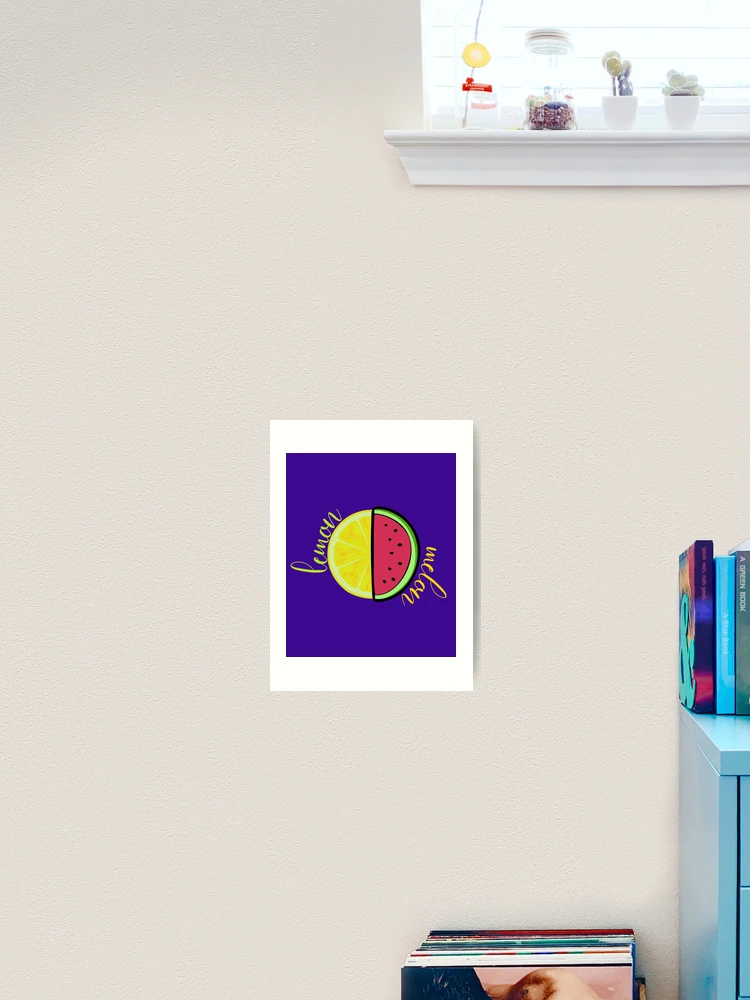 Thumbnail 2 von 3, Kunstdruck, Melone / Zitrone designt und verkauft von DesignsofNote.