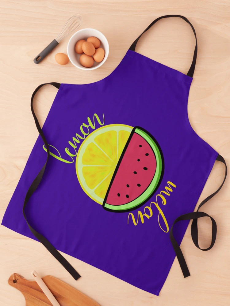 Thumbnail 1 of 6, Apron, Melon/lemon designed and sold by DesignsofNote.