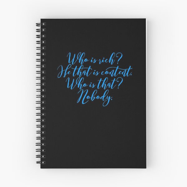 Item preview, Who is rich? He that is content. Who is that? Nobody. v.2 designed and sold by x1brett.