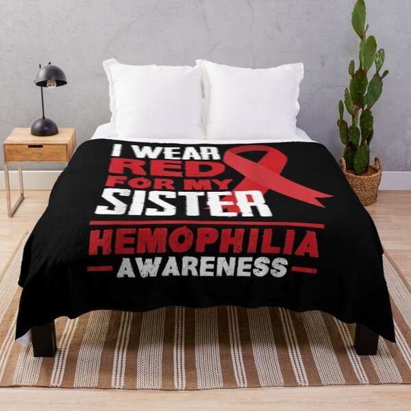 Item preview, I Wear Red For My Sister Proud Brother Hemophilia Awareness Gift designed and sold by lindafrances.