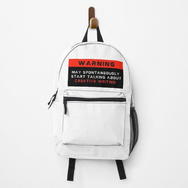 Item preview, Warning: May spontaneously start talking about Creative writing designed and sold by Mucchhad.