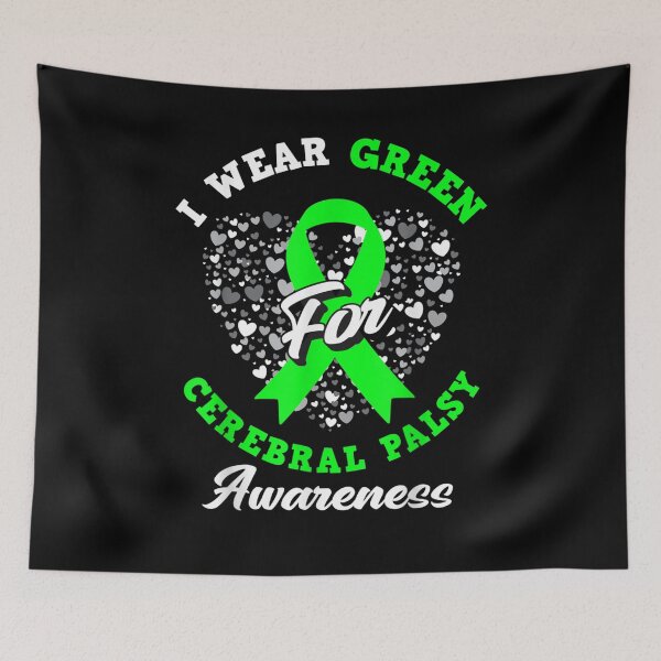 Item preview, I Wear Green For Cerebral Palsy Awareness Cerebral Palsy Gift  designed and sold by lindafrances.