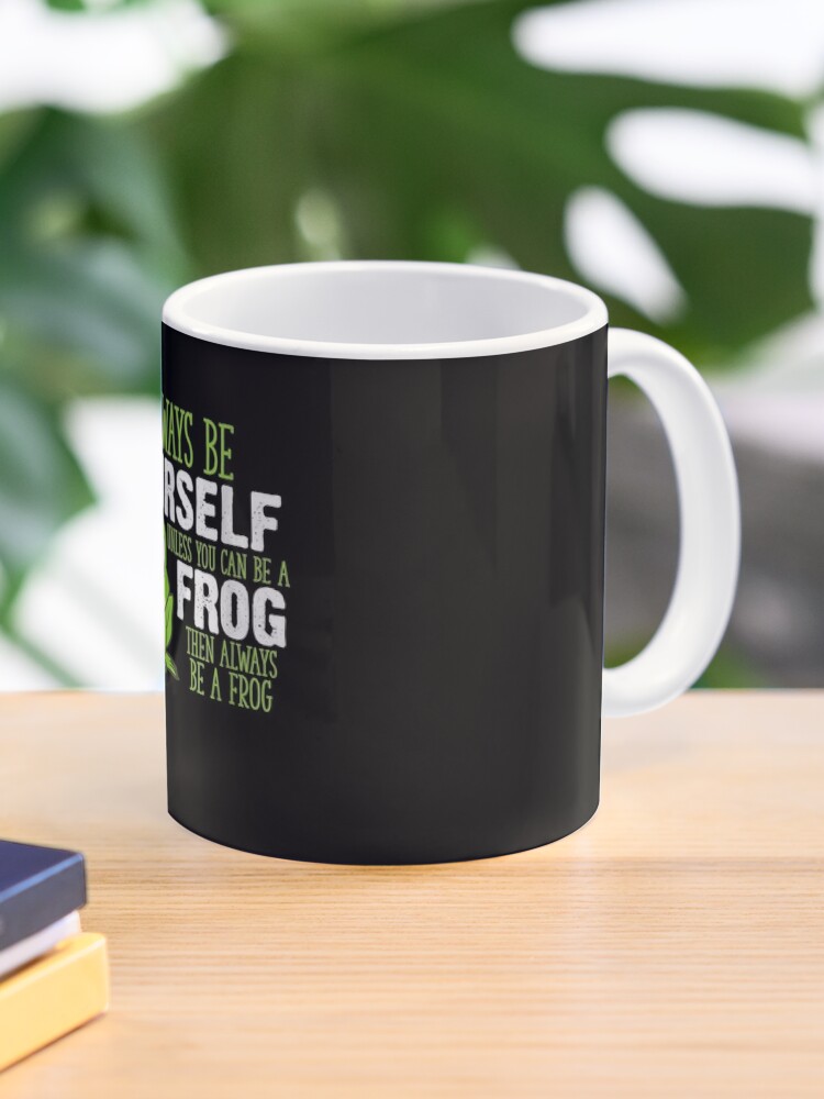 Be kind to yourself frog mug 