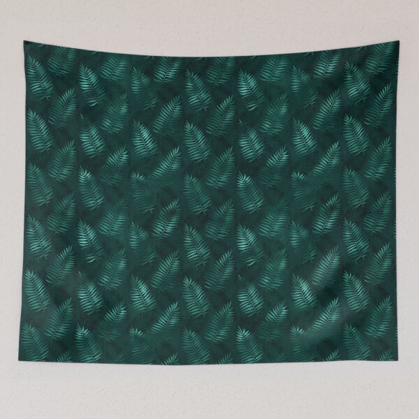 Item preview, Teal Leaf Pattern, beautiful teal faux metallic effect, my favorite color teal combined with an elegant leaf pattern equals perfection designed and sold by Orianah.