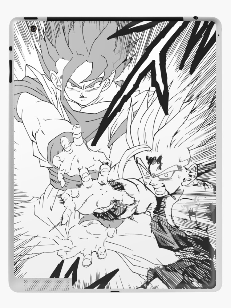 Dragon Ball Z Father Son Kamehameha Goku and Gohan Manga Panel