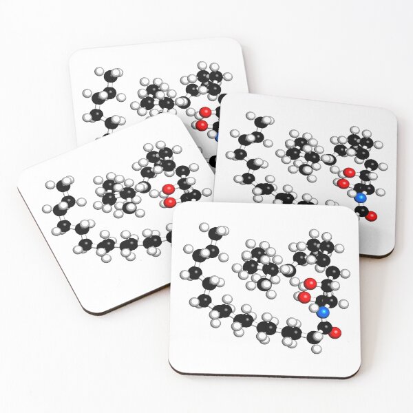 Item preview, Ceramide cell membrane lipid molecule. 3D rendering designed and sold by molekuul.
