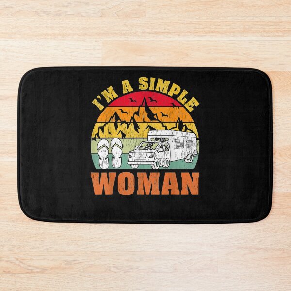 Item preview, Retro Vintage I'm A Simple Woman Flip Flop Rv Camping Lover Gift  designed and sold by dominique235.