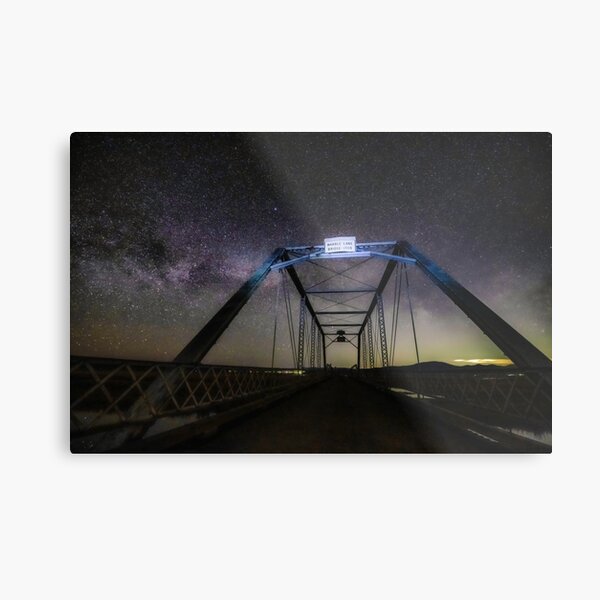 Marble Lights Metal Print