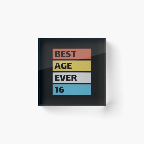 Item preview, Best Age Ever 16 designed and sold by Typography & Streetwear.