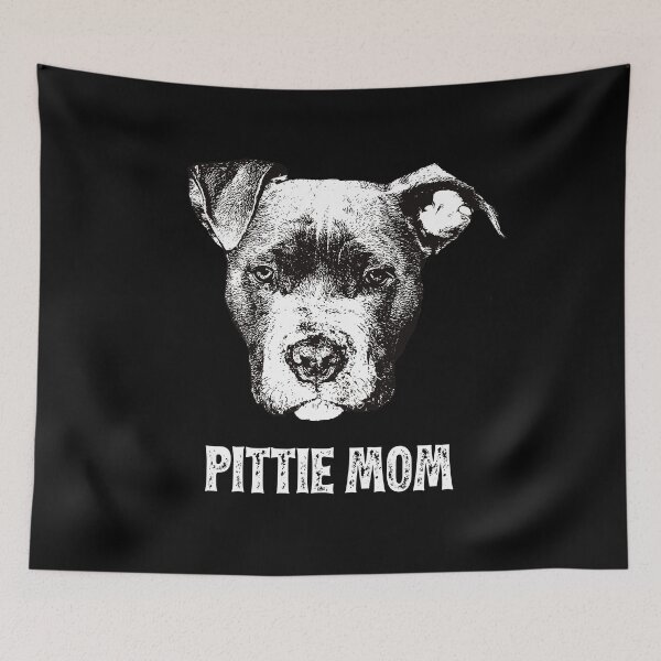 Item preview, Pittie Mom Pit Bull Terrier Design designed and sold by DoggyStyles.