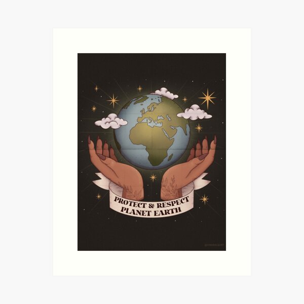 Item preview, Protect and Respect Planet Earth designed and sold by nevhada.
