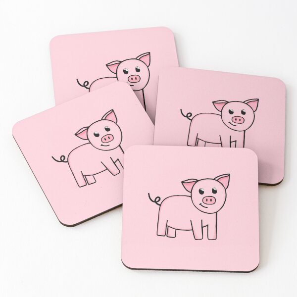Item preview, Super Cute And Adorable Baby Pink Pig designed and sold by Barolina.