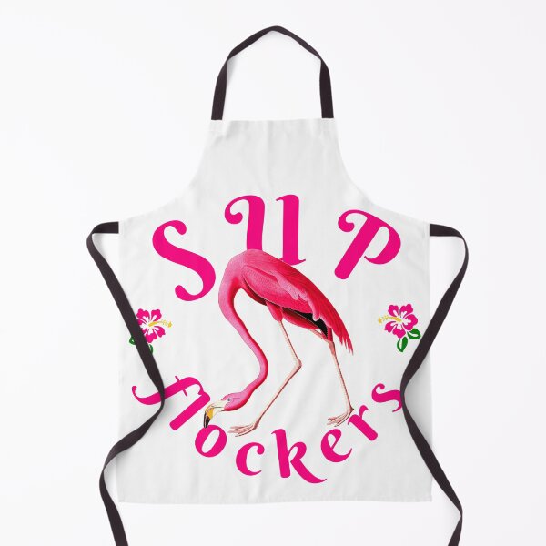 Item preview, Pinky Vintage Flamingo Funny Quote - Sup Flockers designed and sold by ChinStore.