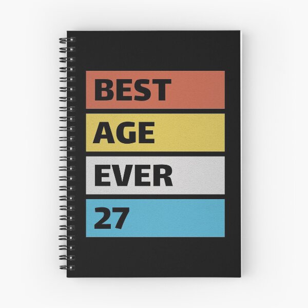 Item preview, Best Age Ever 27 designed and sold by Typography & Streetwear.