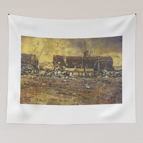 Item preview, Abandoned trains in the Salar de Uyuni at sunset- Bolivia designed and sold by rfoxphoto.